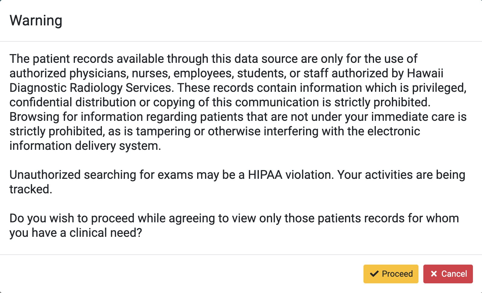 HIPAA warming