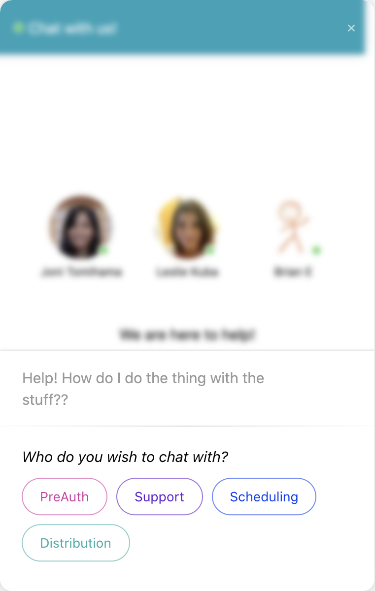 Chat window